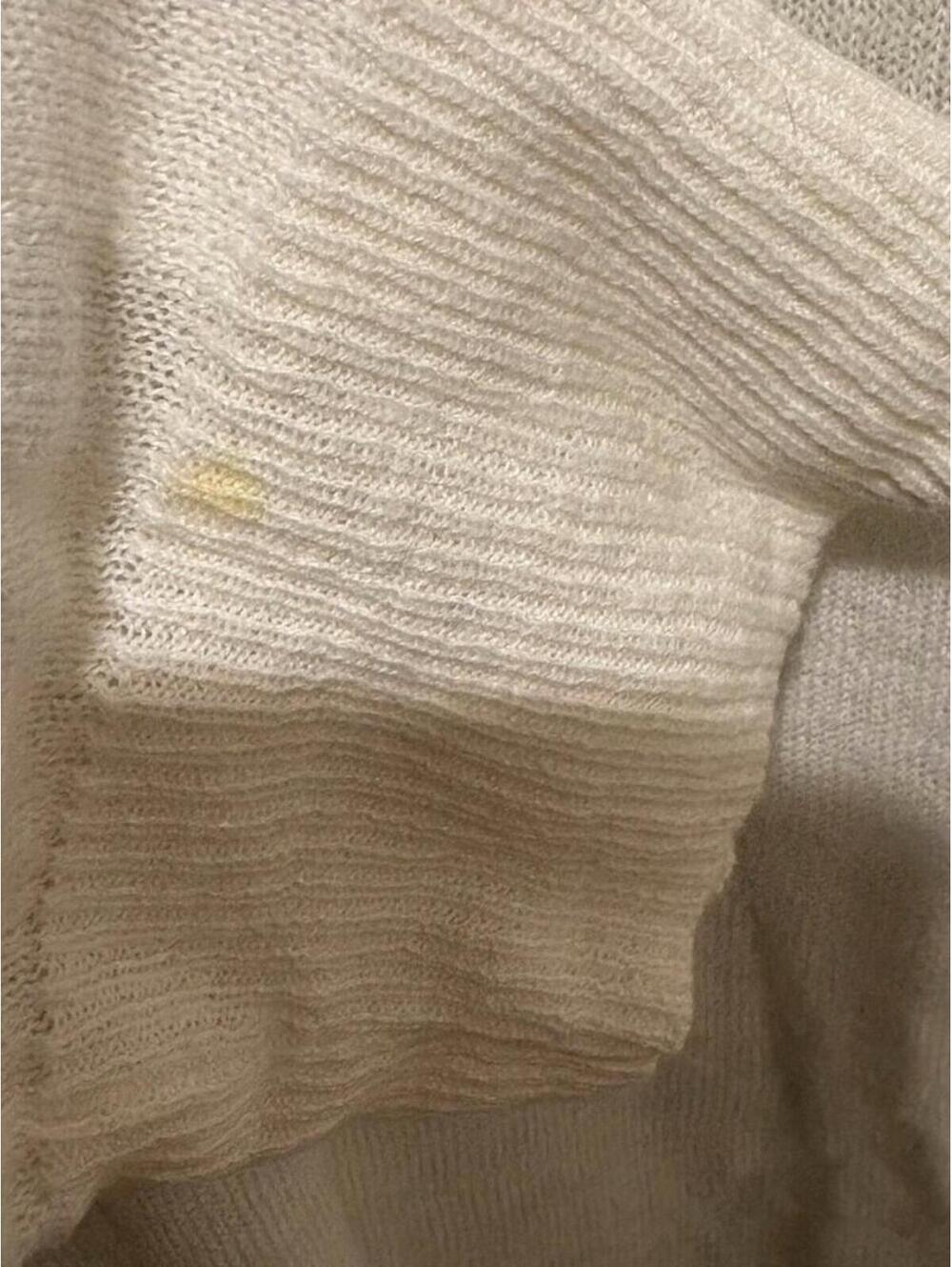 Michael Kors Women’s White Linen Blend Button Front Cardigan Size XL - Picture 7 of 7